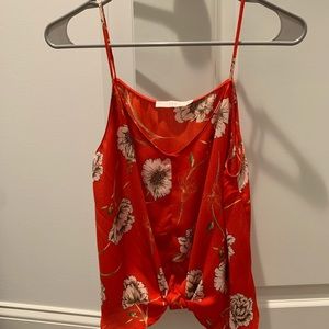 Floral tank top